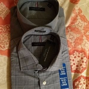 Tommy Hilfiger Shirts - 2 PACK Men's Button Down Shirts Tommy Hilfiger Tommy Hilfiger Shirts - 2 PACK Men's Button Down Shirts Tommy Hilfiger
